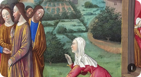 A home-screen widget showing this week’s sacred artwork.